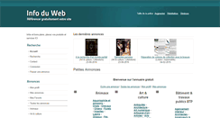 Desktop Screenshot of info-du-web.com